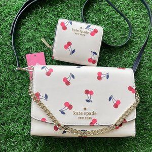 Kate Spade Carson Convertible Crossbody & Kate Spade Small Zip Around Bifold Wal
